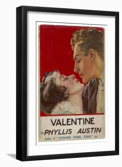 "Valentine" (Phyllis Austin) They Kiss-Doco-Framed Art Print