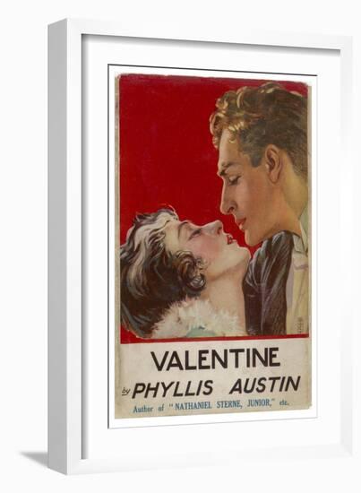 "Valentine" (Phyllis Austin) They Kiss-Doco-Framed Art Print