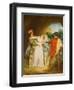 Valentine Rescuing Silvia from Proteus-Francis Wheatley-Framed Giclee Print