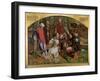 Valentine Rescuing Sylvia from Proteus, 1851-William Holman Hunt-Framed Giclee Print