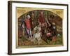 Valentine Rescuing Sylvia from Proteus, 1851-William Holman Hunt-Framed Giclee Print