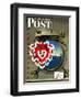 "Valentine's Day at Sea," Saturday Evening Post Cover, February 13, 1943-John Atherton-Framed Giclee Print