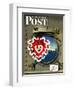 "Valentine's Day at Sea," Saturday Evening Post Cover, February 13, 1943-John Atherton-Framed Giclee Print