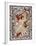 Valentine's Day Card, 1860S-1870S-null-Framed Giclee Print