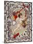Valentine's Day Card, 1860S-1870S-null-Stretched Canvas