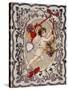 Valentine's Day Card, 1860S-1870S-null-Stretched Canvas