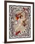 Valentine's Day Card, 1860S-1870S-null-Framed Giclee Print