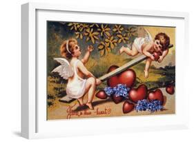 Valentine's Day Card-null-Framed Giclee Print