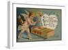 Valentine's Day Postcard with Cupid and Matches-Mark Rykoff-Framed Premium Giclee Print