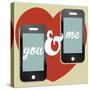 Valentine's Day Text Message Concept-AshNomad-Stretched Canvas
