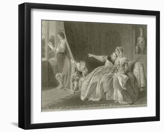 Valentine's Day-John William Wright-Framed Giclee Print