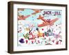 Valentine's  - Jack and Jill, February 1941-Michael Berry-Framed Premium Giclee Print