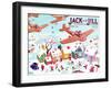 Valentine's  - Jack and Jill, February 1941-Michael Berry-Framed Premium Giclee Print