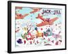 Valentine's  - Jack and Jill, February 1941-Michael Berry-Framed Giclee Print