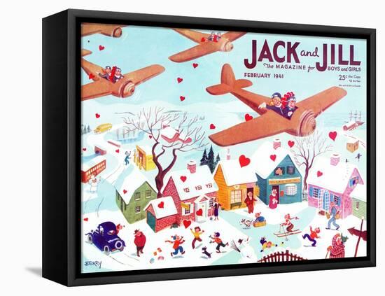 Valentine's  - Jack and Jill, February 1941-Michael Berry-Framed Stretched Canvas