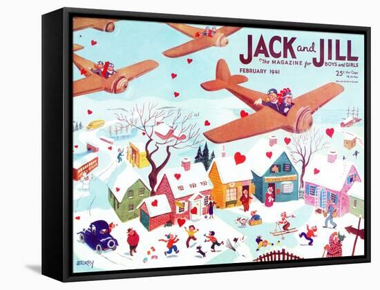 Valentine's  - Jack and Jill, February 1941-Michael Berry-Framed Stretched Canvas