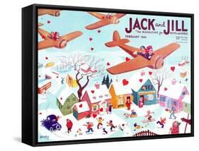Valentine's  - Jack and Jill, February 1941-Michael Berry-Framed Stretched Canvas