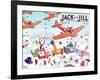 Valentine's  - Jack and Jill, February 1941-Michael Berry-Framed Giclee Print