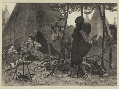 American Sketches, an Indian Courtship