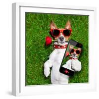 Valentines Dog-Javier Brosch-Framed Photographic Print