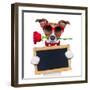 Valentines Dog-Javier Brosch-Framed Photographic Print