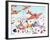 Valentines Flyers - Jack & Jill-Michael Berry-Framed Giclee Print