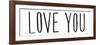 Valentines III Love You-Leah York-Framed Art Print