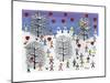 Valentines on Pine Hill-Gordon Barker-Mounted Giclee Print