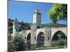 Valentre Bridge, Cahors, Lot, France-Peter Thompson-Mounted Photographic Print