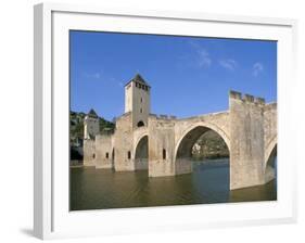 Valentre Bridge, Cahors, Quercy Region, Lot, France-Adam Tall-Framed Photographic Print