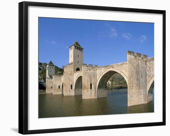 Valentre Bridge, Cahors, Quercy Region, Lot, France-Adam Tall-Framed Photographic Print