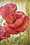 Watercolor Painting Of The Bell Flowers-Valenty-Framed Art Print