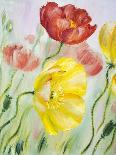 Poppies, Oil Painting on Canvas-Valenty-Art Print