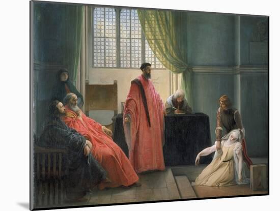 Valenza Gradenico Vor Der Hl, Inquisition-Francesco Hayez-Mounted Giclee Print