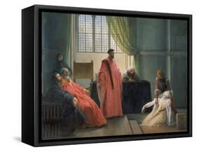 Valenza Gradenico Vor Der Hl, Inquisition-Francesco Hayez-Framed Stretched Canvas