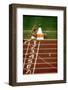 Valeri Borsov of the Soviet Union Winning the 100 Meter Finals During the Summer Olympics-John Dominis-Framed Photographic Print