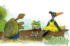 Ted, Ed and Caroll are Great Friends - Turtle-Valeri Gorbachev-Giclee Print