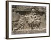 Valerian Before Shahpur, 241 to 272 AD, Naqsh-E Rustam, Iran, Middle East-Robert Harding-Framed Photographic Print