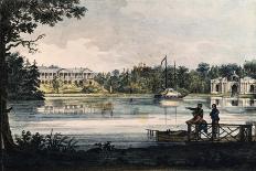 The Grand Caprice Pavilion in the Catherine Park of Tsarskoye Selo, Ca 1820-Valerian Platonovich Langer-Framed Giclee Print