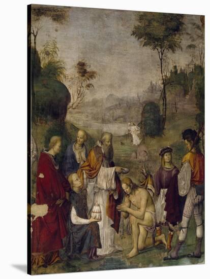 Valerian's Baptism, 1506-Amico Aspertini-Stretched Canvas