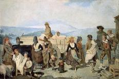 Sorian Peasants Dancing-Valeriano Becquer-Giclee Print