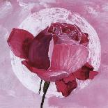 Rose Sur Pois Blanc-Valerie Roy-Art Print