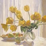 Yellow Tulips and Apples-Valeriy Chuikov-Giclee Print