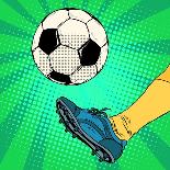 Kick a Soccer Ball-Valeriy Kachaev-Art Print