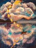 Pirate Ship in Cosmos-Valery Rybakow-Art Print