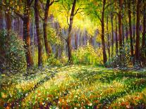 Large Tree in a Sunny Forest-Valery Rybakow-Art Print