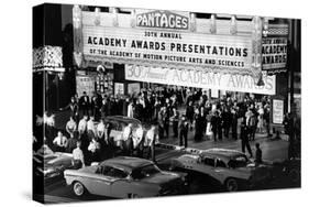 Valet Attendants Ready to Park Celebrities' Cars, 30th Academy Awards, Los Angeles, CA, 1958-Ralph Crane-Stretched Canvas