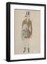 Valet Les Papillons-Leon Bakst-Framed Premium Giclee Print