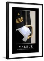 Valeurs: Citation Et Affiche D'Inspiration Et Motivation-null-Framed Photographic Print