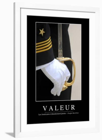 Valeurs: Citation Et Affiche D'Inspiration Et Motivation-null-Framed Photographic Print